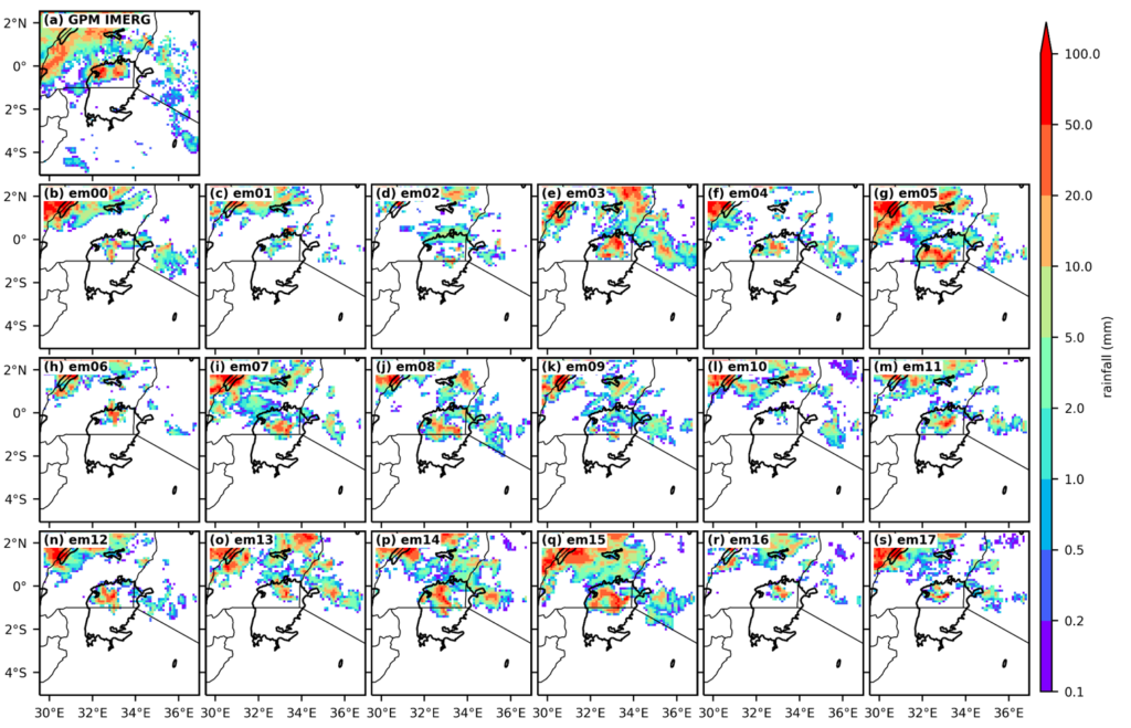 Ensemble of Lake Victoria weather forecasts